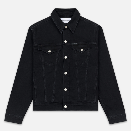 Мужская джинсовая куртка Calvin Klein Jeans Slim Fit Black