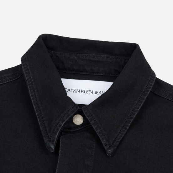 Мужская джинсовая куртка Calvin Klein Jeans Slim Fit Black