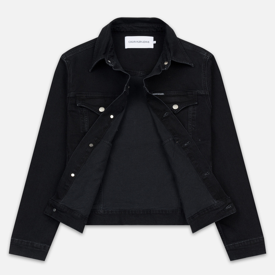 Мужская джинсовая куртка Calvin Klein Jeans Slim Fit Black