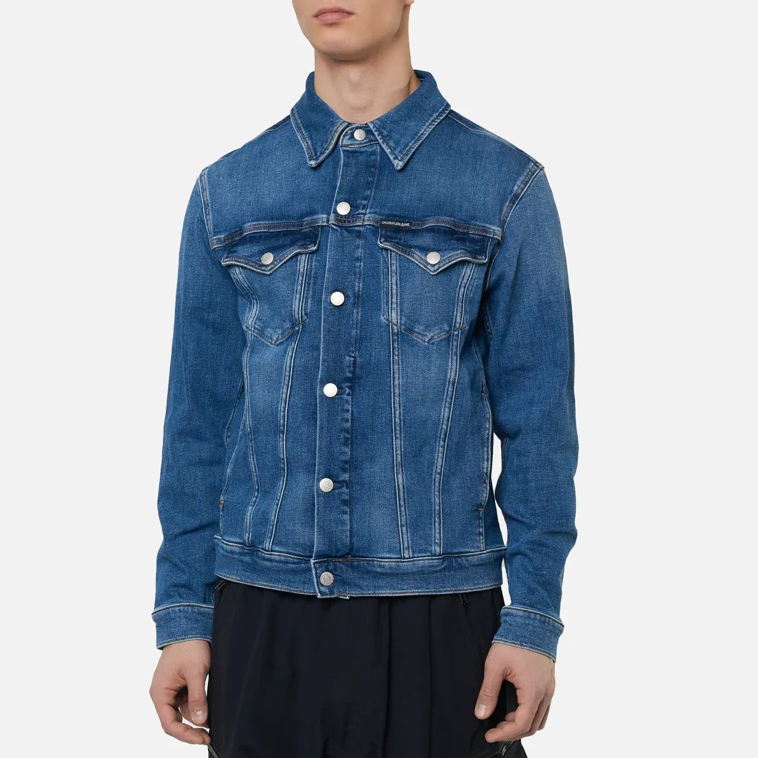 Calvin Klein Jeans Мужская джинсовая куртка Slim Fit