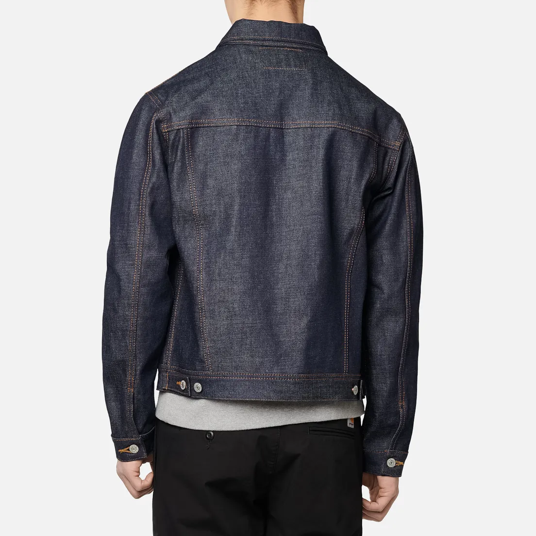 Edwin Мужская джинсовая куртка Denim Kaihara Rainbow Selvage 14 Oz