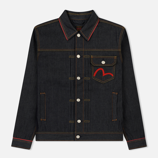 natume　EVISU Мужская джинсовая куртка Evisu Heritage Denim Baku & Nue