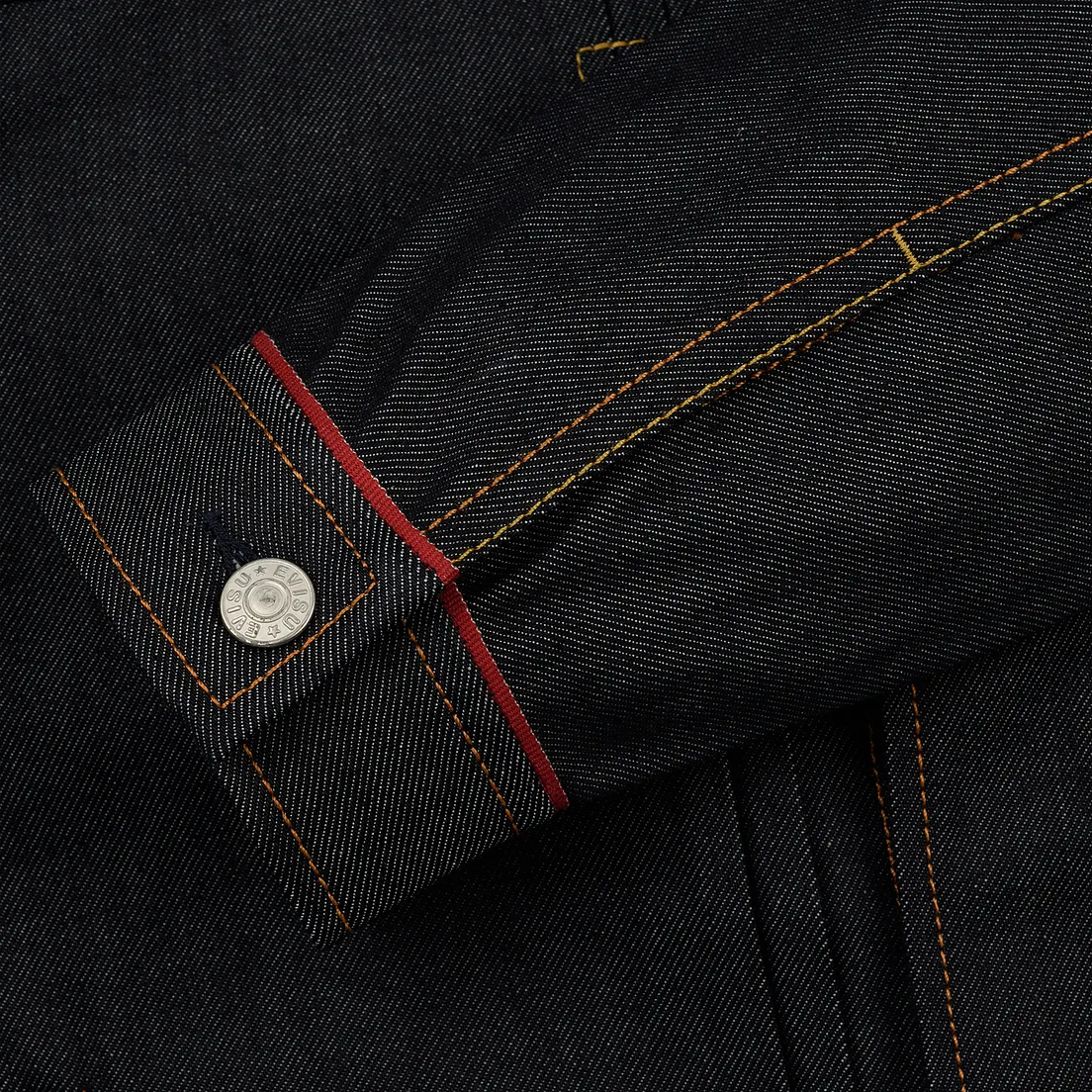 Evisu Мужская джинсовая куртка Heritage Denim Baku & Nue Embroidered At