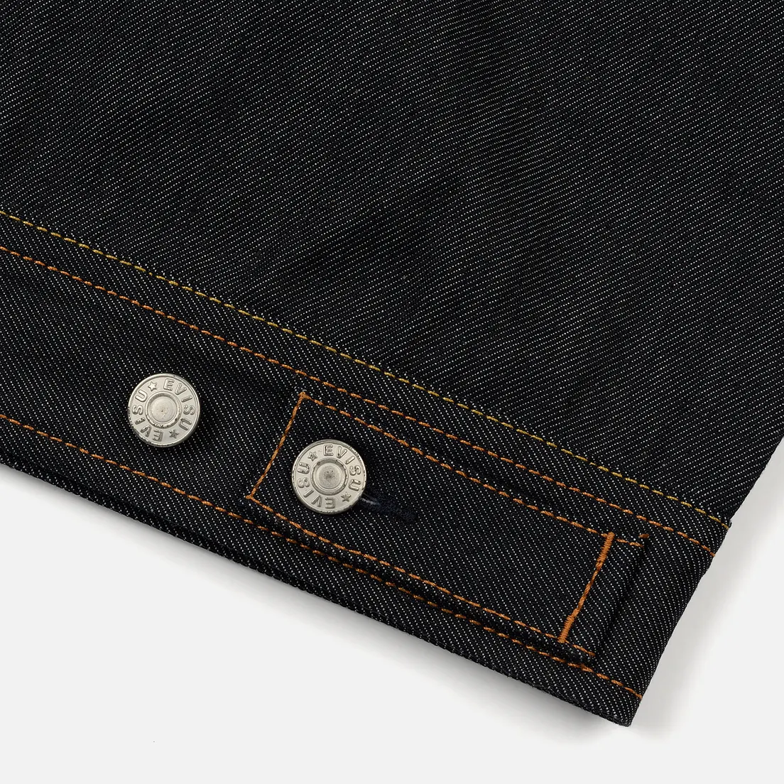 Evisu Мужская джинсовая куртка Heritage Denim Baku & Nue Embroidered At