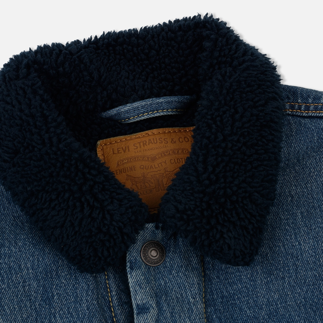 Мужская джинсовая куртка Levi's The Sherpa Trucker, 16365-0067