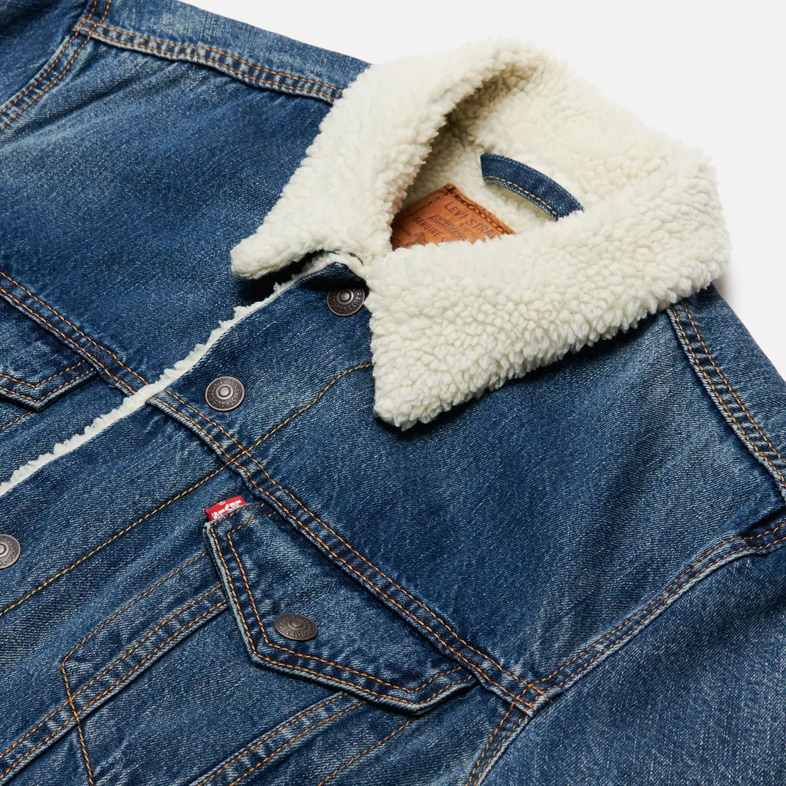 Levi's Мужская джинсовая куртка The Sherpa Trucker