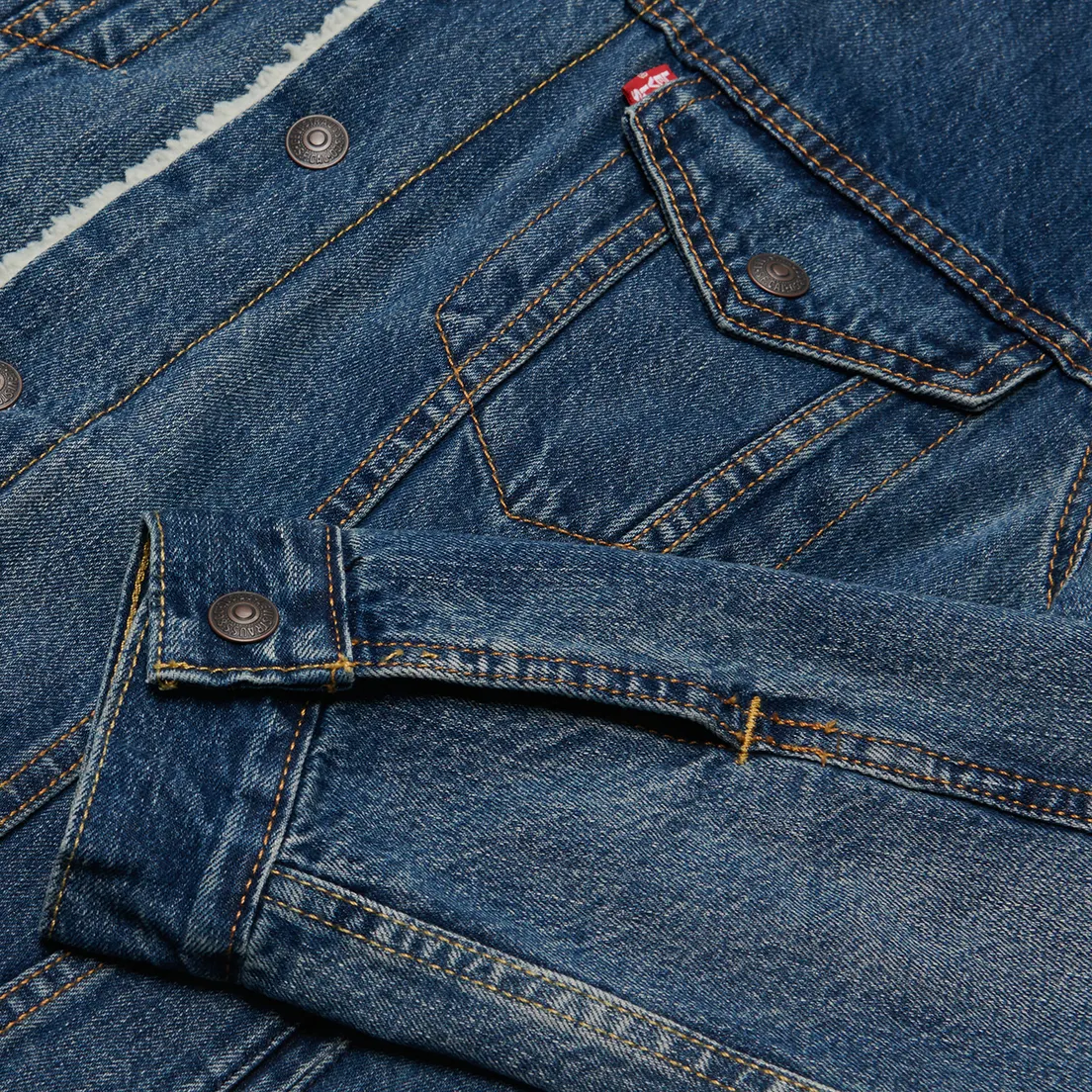 Levi's Мужская джинсовая куртка The Sherpa Trucker
