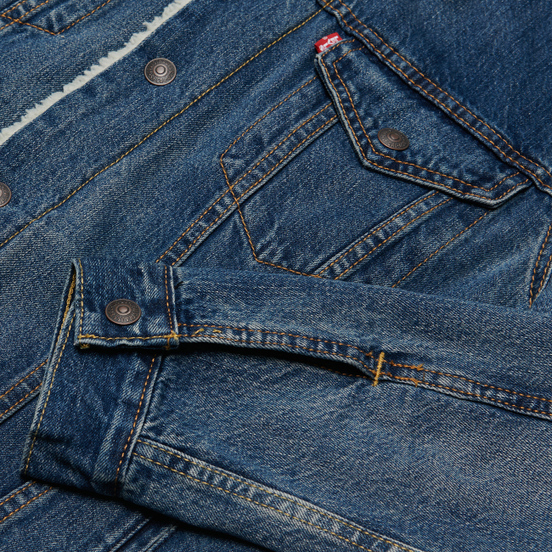 Мужская джинсовая куртка Levi's The Sherpa Trucker Medium Blue