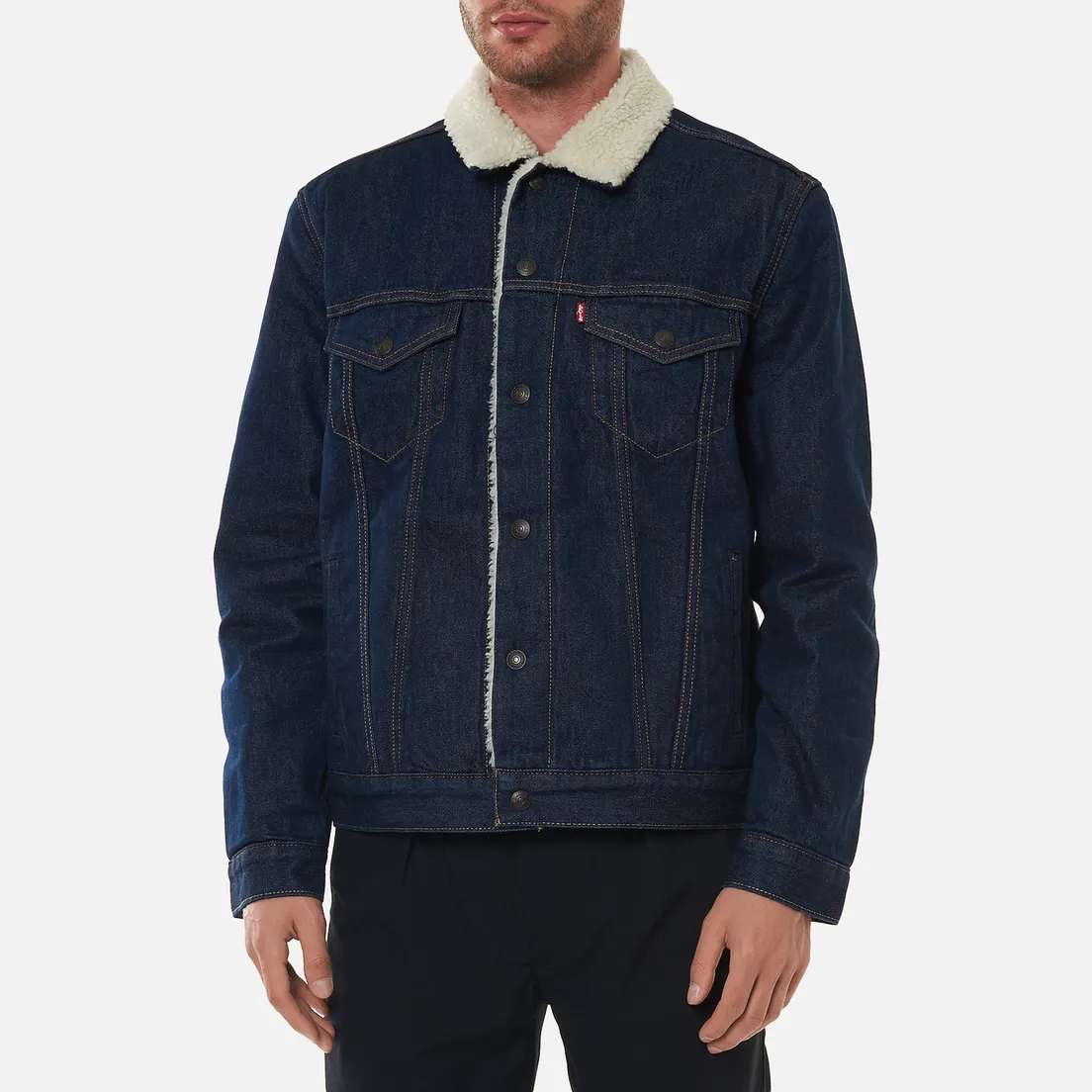 Levi's Мужская джинсовая куртка The Sherpa Trucker