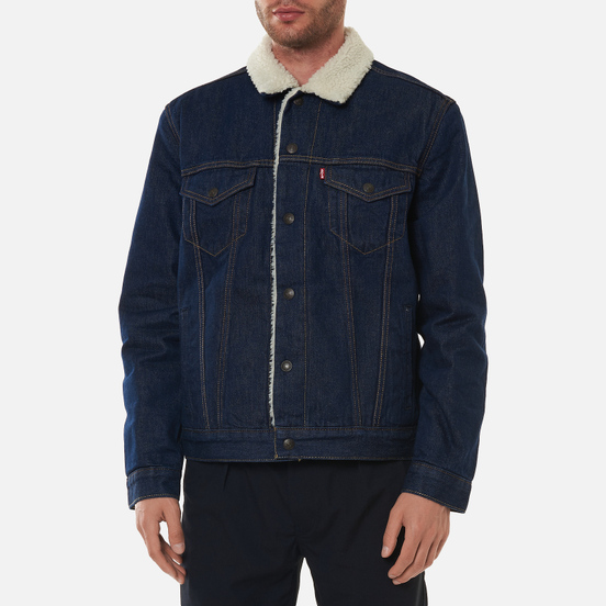 Мужская джинсовая куртка Levi's The Sherpa Trucker Rockridge