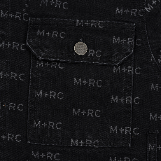 Мужская джинсовая куртка M+RC Noir Hate Denim 14.0 Oz Black