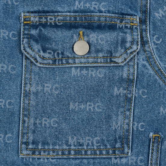 Мужская джинсовая куртка M+RC Noir Hate Denim 14.0 Oz Blue