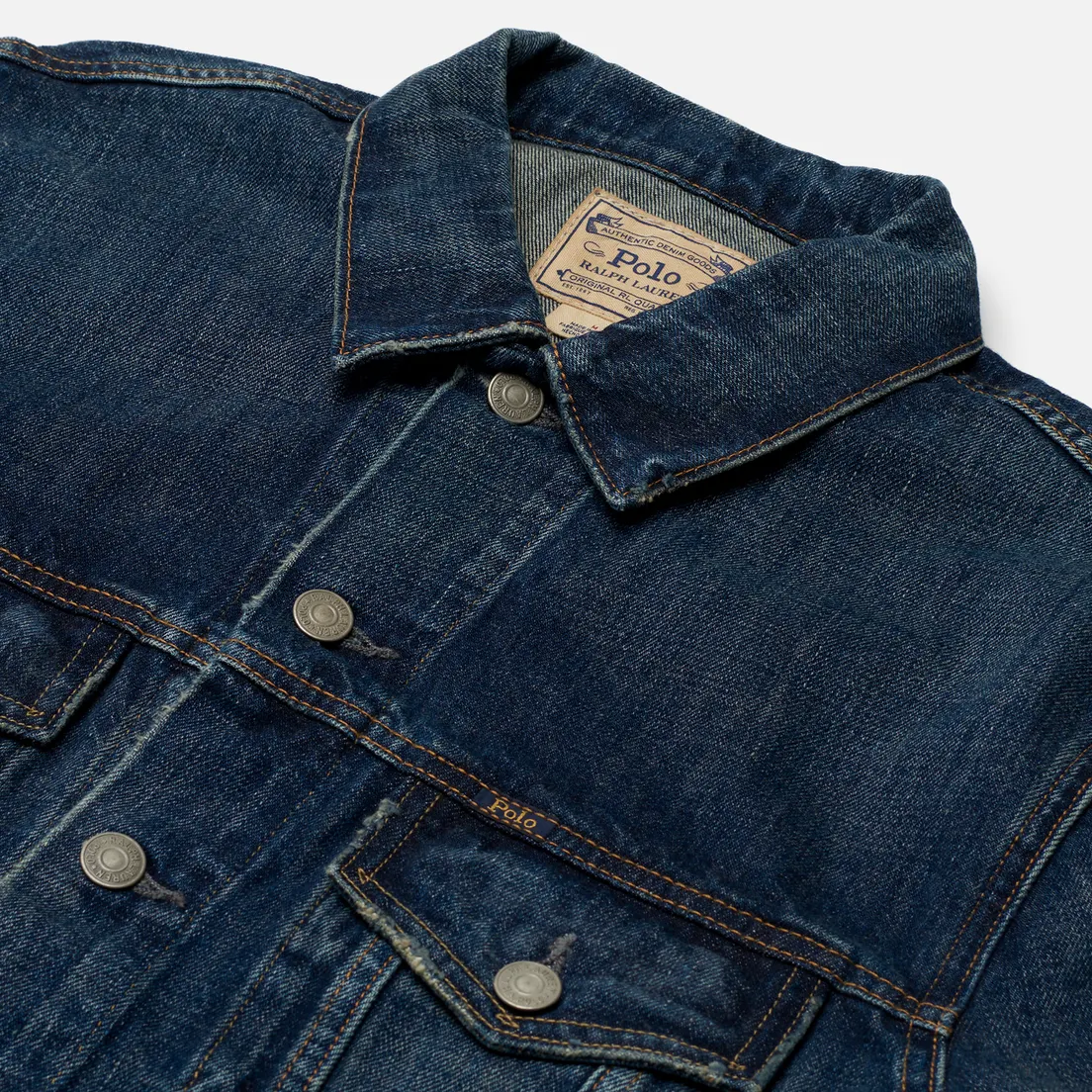 Polo Ralph Lauren Мужская джинсовая куртка Icon Trucker Denim