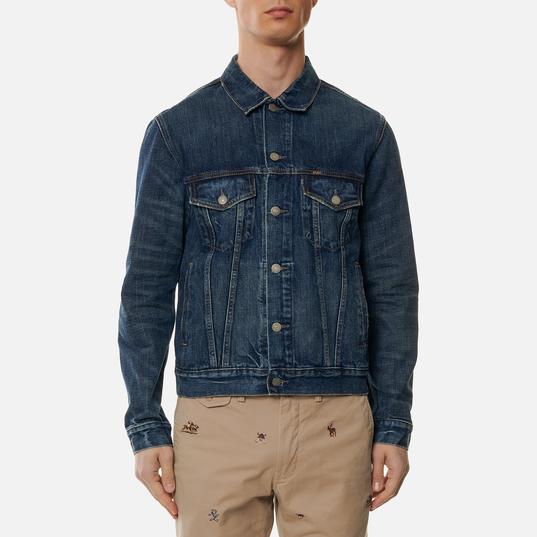 Polo Ralph Lauren Мужская джинсовая куртка Icon Trucker Denim