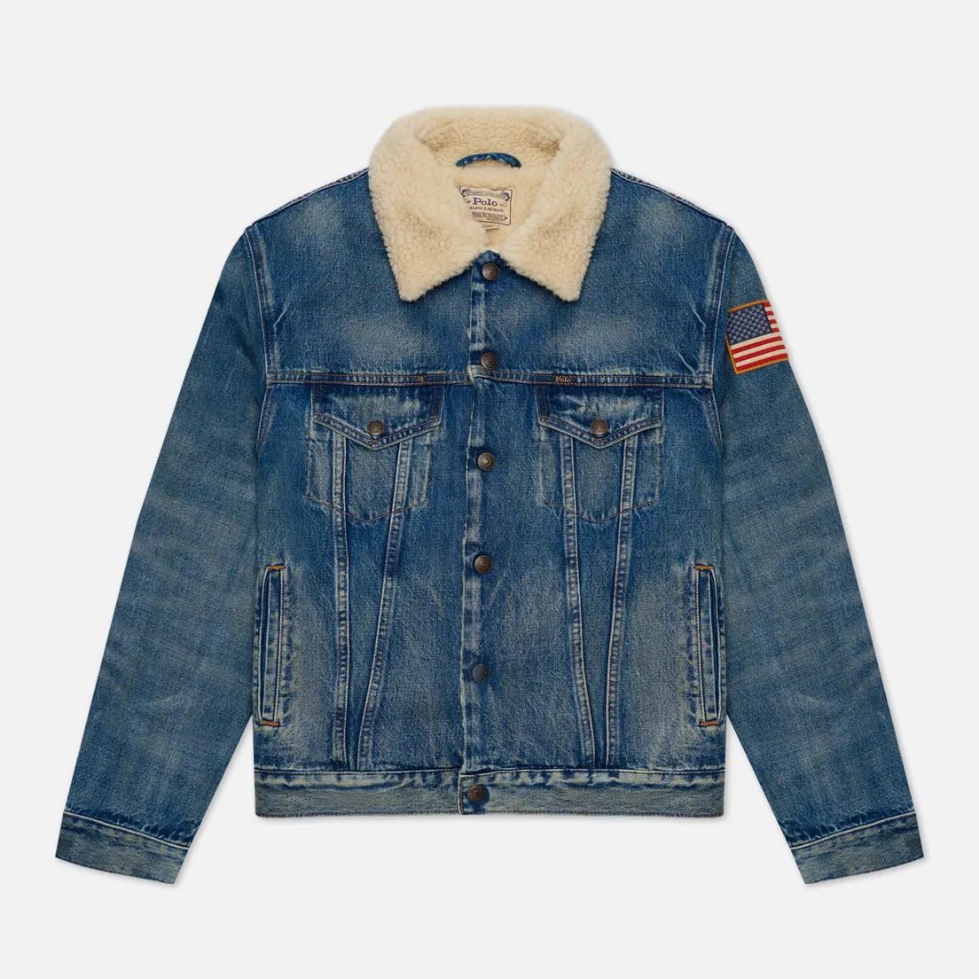 Polo Ralph Lauren Мужская джинсовая куртка RL Icon Trucker Denim