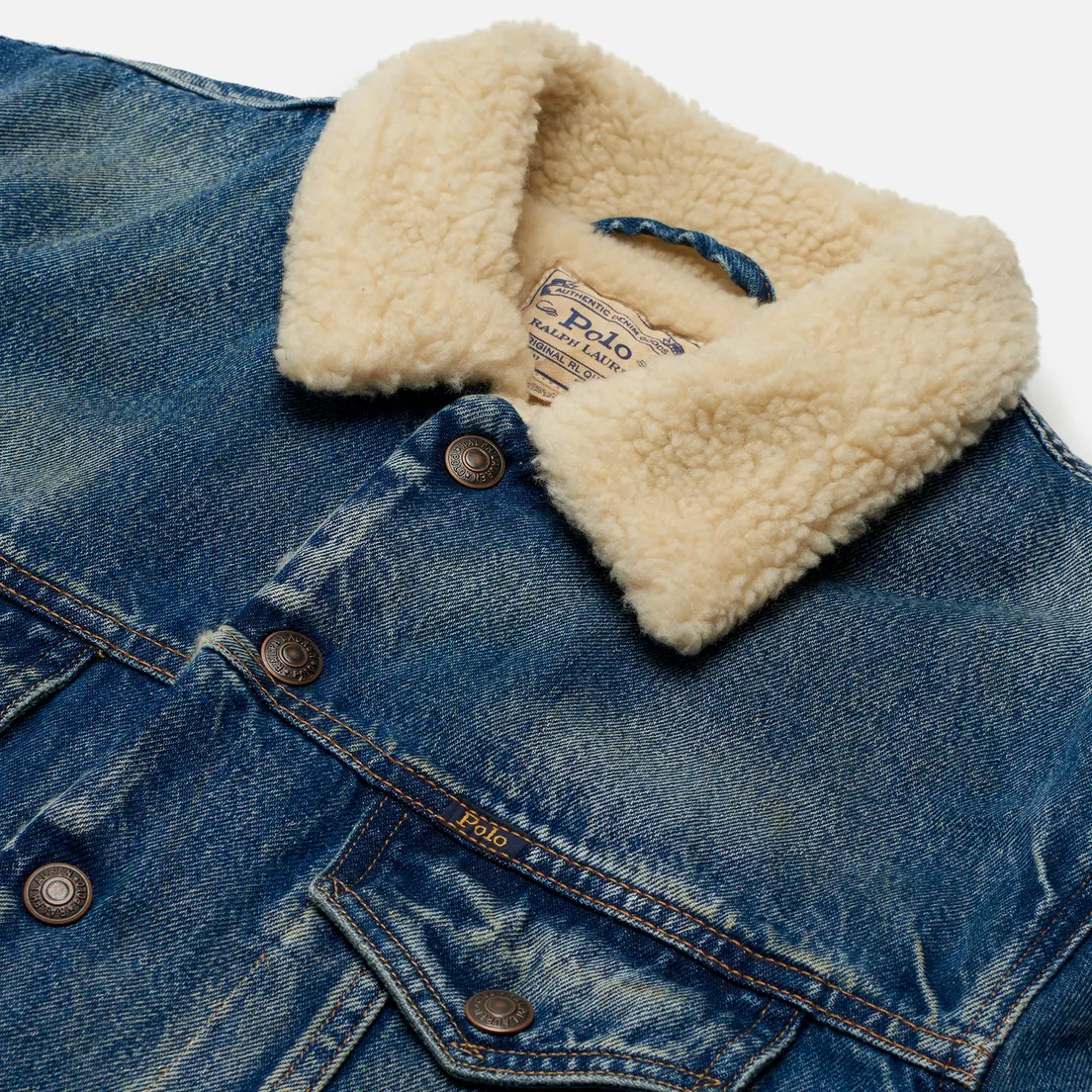 Polo Ralph Lauren Мужская джинсовая куртка RL Icon Trucker Denim