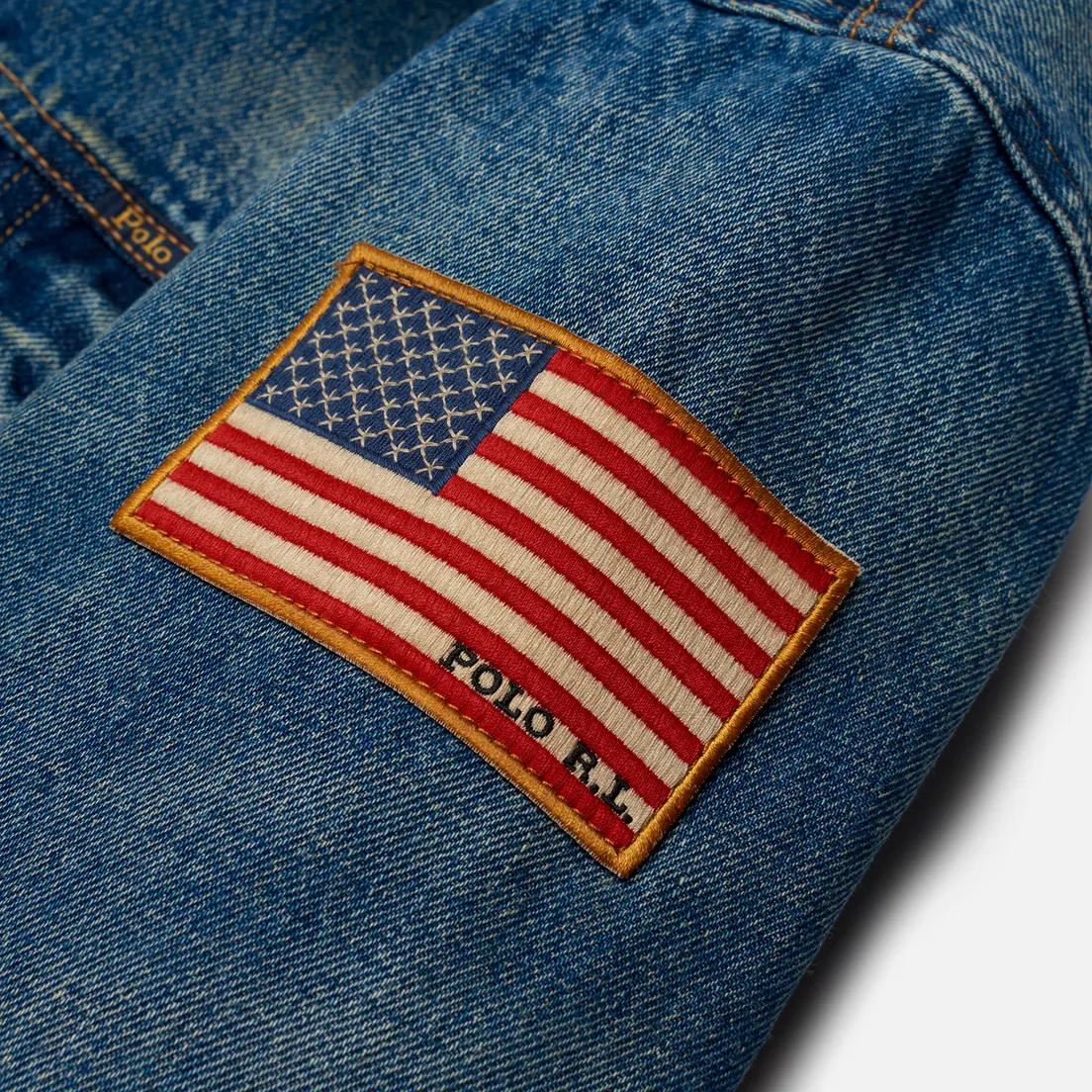Polo Ralph Lauren Мужская джинсовая куртка RL Icon Trucker Denim