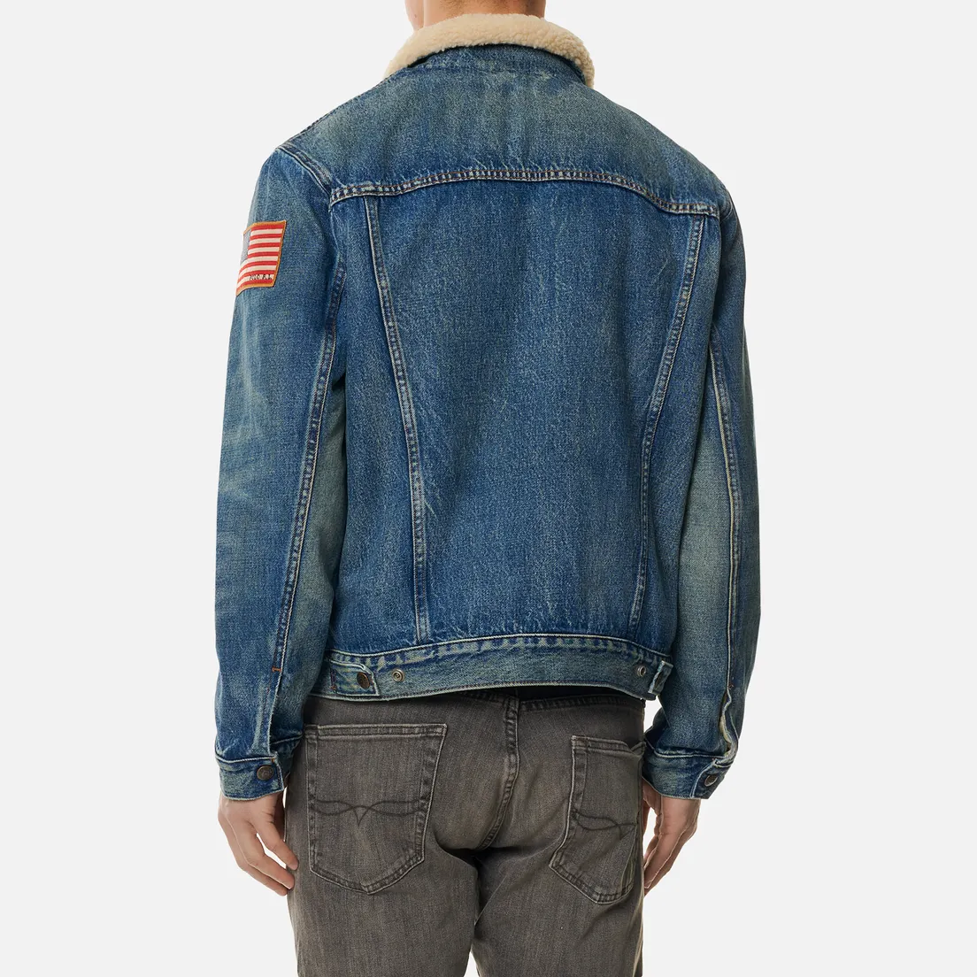 Polo Ralph Lauren Мужская джинсовая куртка RL Icon Trucker Denim