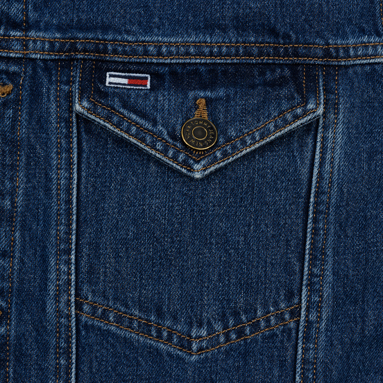 Мужская джинсовая куртка Tommy Jeans Regular Denim Alan Mid Blue Rig