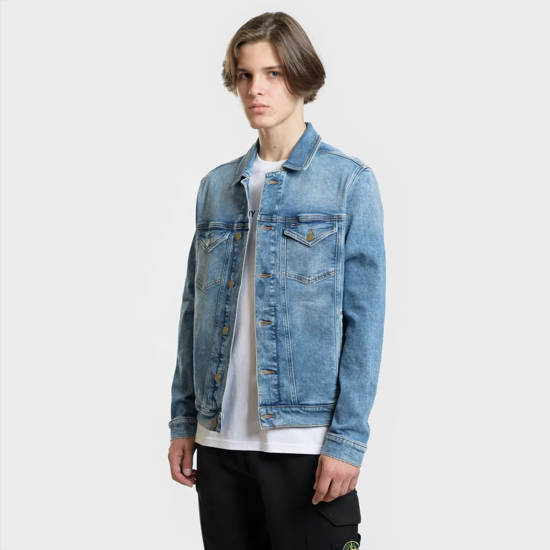 Tommy Jeans Мужская джинсовая куртка Regular Trucker Dallas
