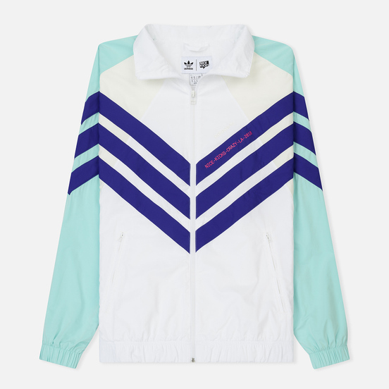 Мужская олимпийка adidas Consortium x Nice Kicks Tironti TT LTD White/Energy Aqua/Energy Ink