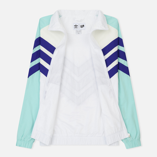 Мужская олимпийка adidas Consortium x Nice Kicks Tironti TT LTD White/Energy Aqua/Energy Ink