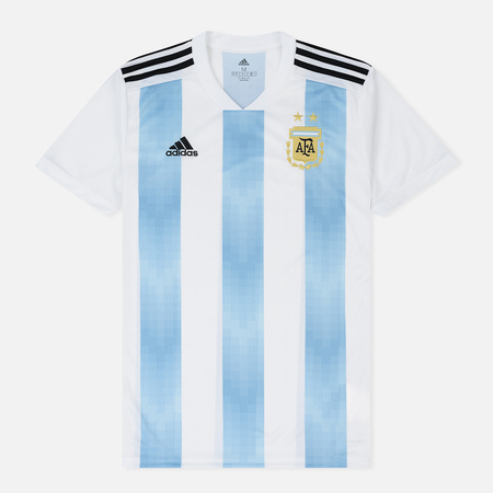 Мужская футболка adidas Football Argentina Home Replica Jersey White/Clear Blue/Black