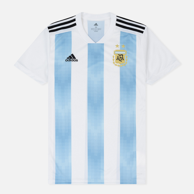Мужская футболка adidas Football Argentina Home Replica Jersey White/Clear Blue/Black