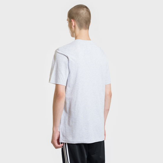 Мужская футболка adidas Originals Mini Embroidered Samba Light Grey Heather