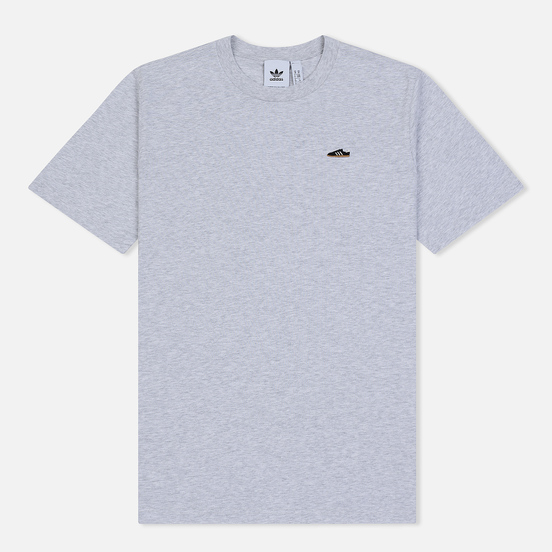 Мужская футболка adidas Originals Mini Embroidered Samba Light Grey Heather