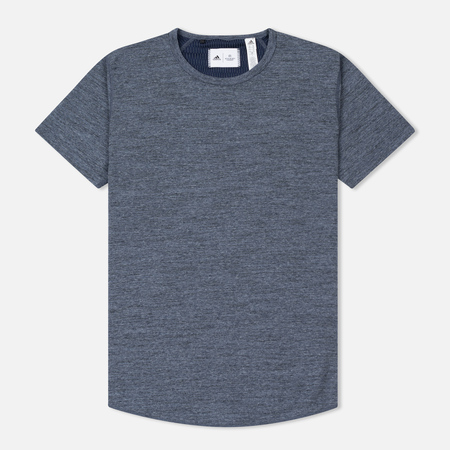 Мужская футболка adidas Originals x Reigning Champ Crew Neck Collegiate Navy/Colored Heather