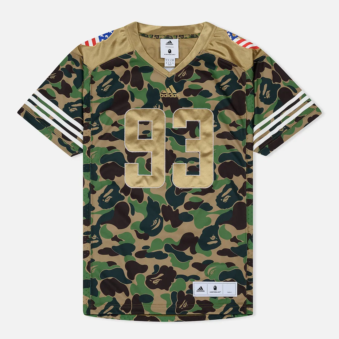 adidas x Bape Мужская футболка Superbowl Jersey