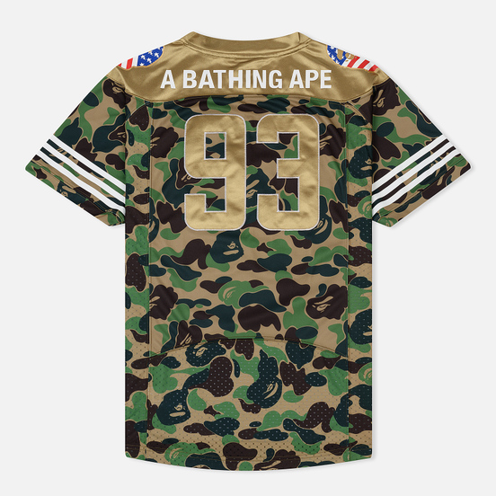 Мужская футболка adidas x Bape Superbowl Jersey Multicolor