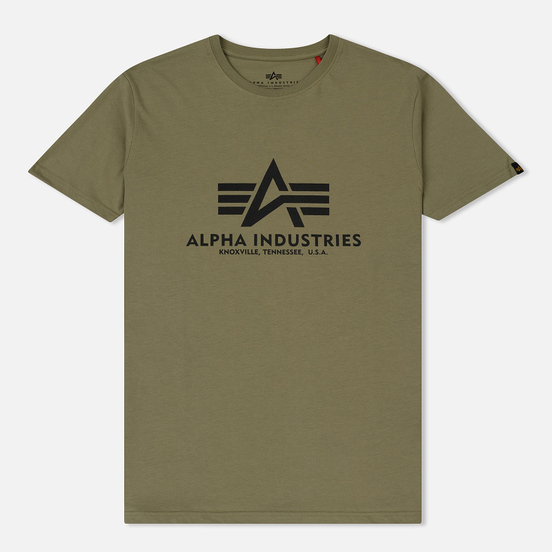 Мужская футболка Alpha Industries Basic Olive