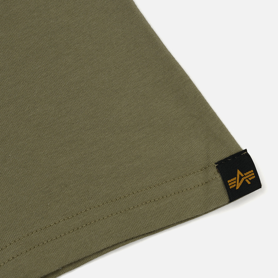 Мужская футболка Alpha Industries Basic Olive