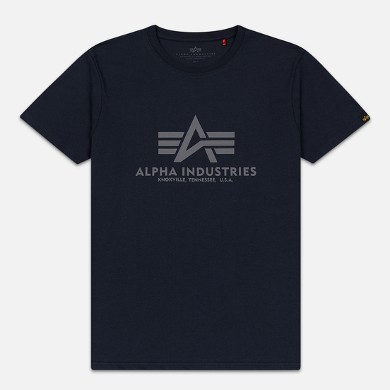 Мужская футболка Alpha Industries Basic Replica Blue