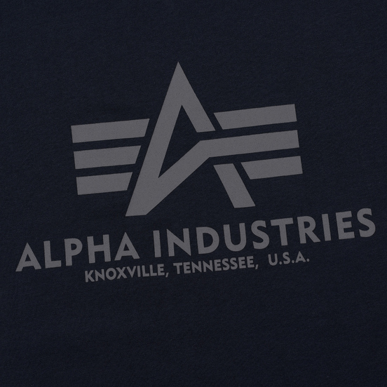 Мужская футболка Alpha Industries Basic Replica Blue
