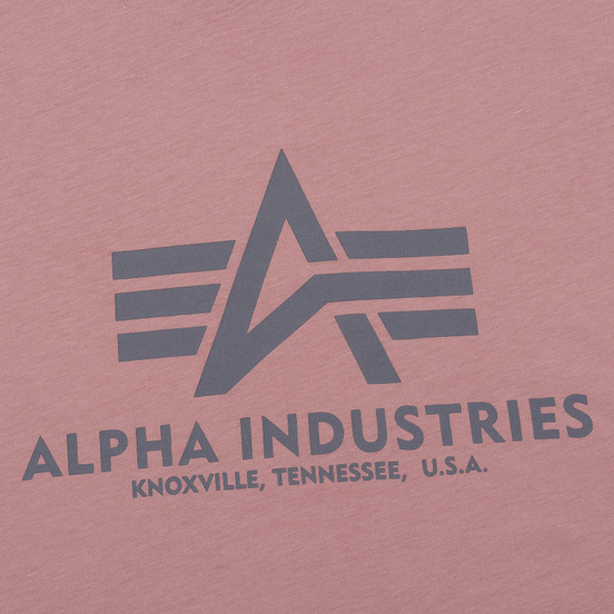Мужская футболка Alpha Industries Basic Silver Pink
