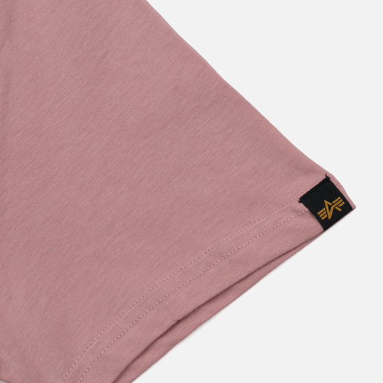 Мужская футболка Alpha Industries Basic Silver Pink