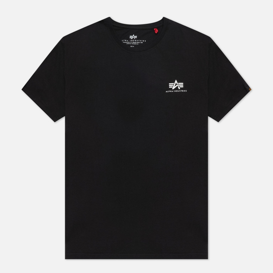 Мужская футболка Alpha Industries Basic Small Logo Black