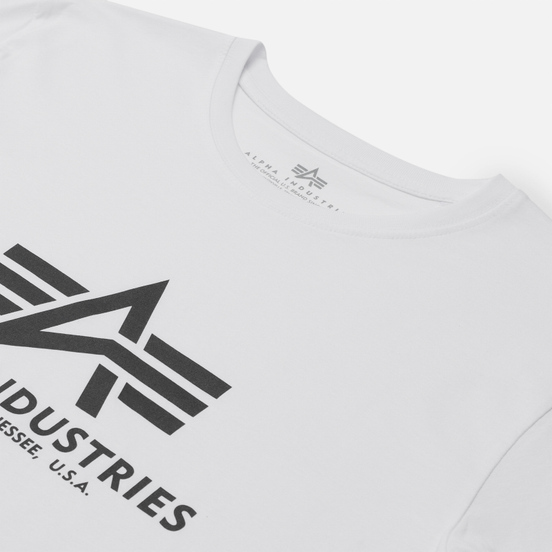 Мужская футболка Alpha Industries Basic White