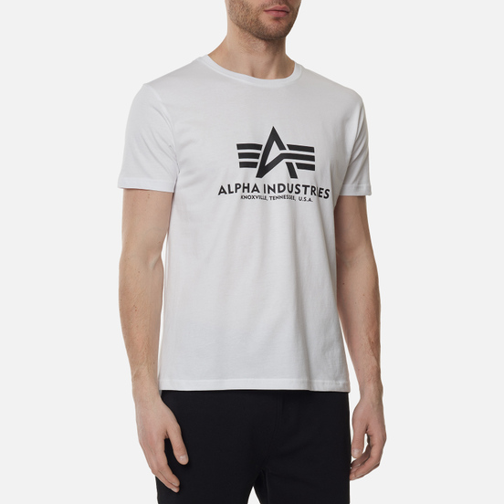 Мужская футболка Alpha Industries Basic White