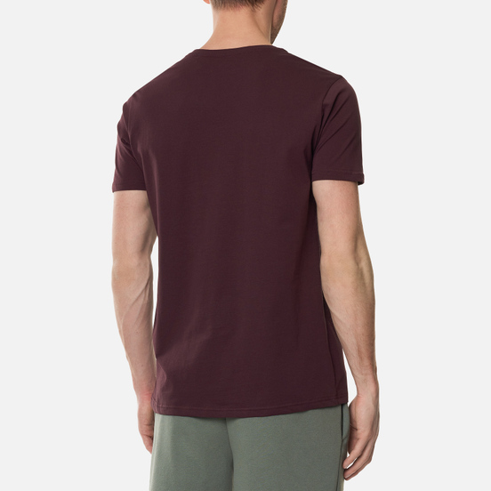 Мужская футболка Alpha Industries Basic Wine Red