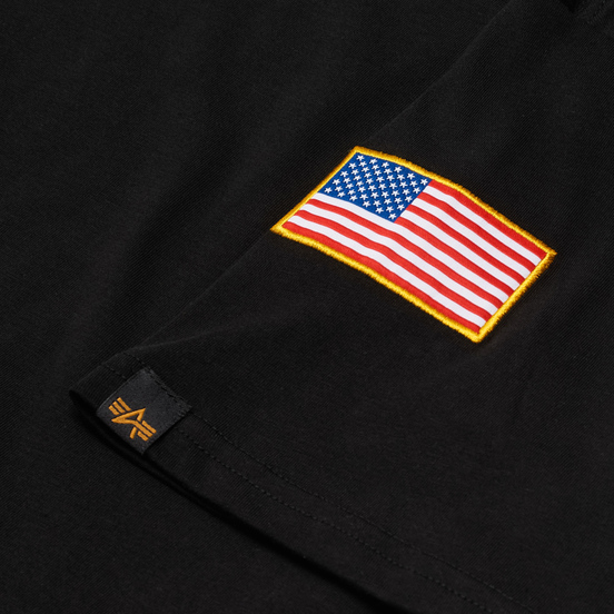 Мужская футболка Alpha Industries Nasa T Black