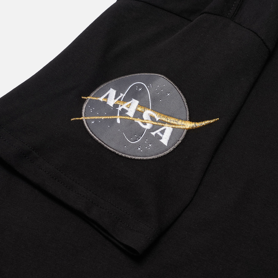 Мужская футболка Alpha Industries Nasa T Black