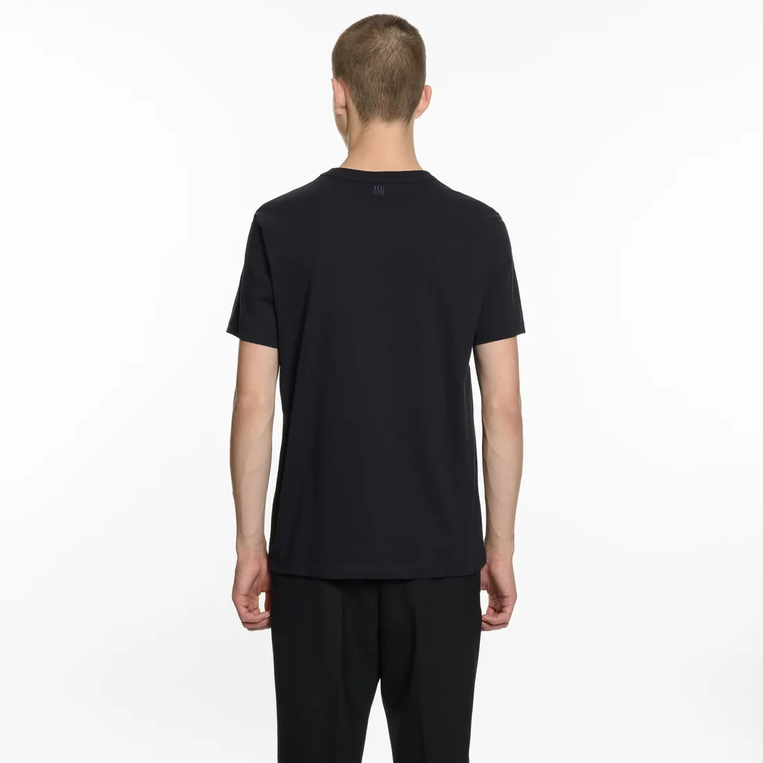 AMI Мужская футболка AMI De Coeur Crew Neck