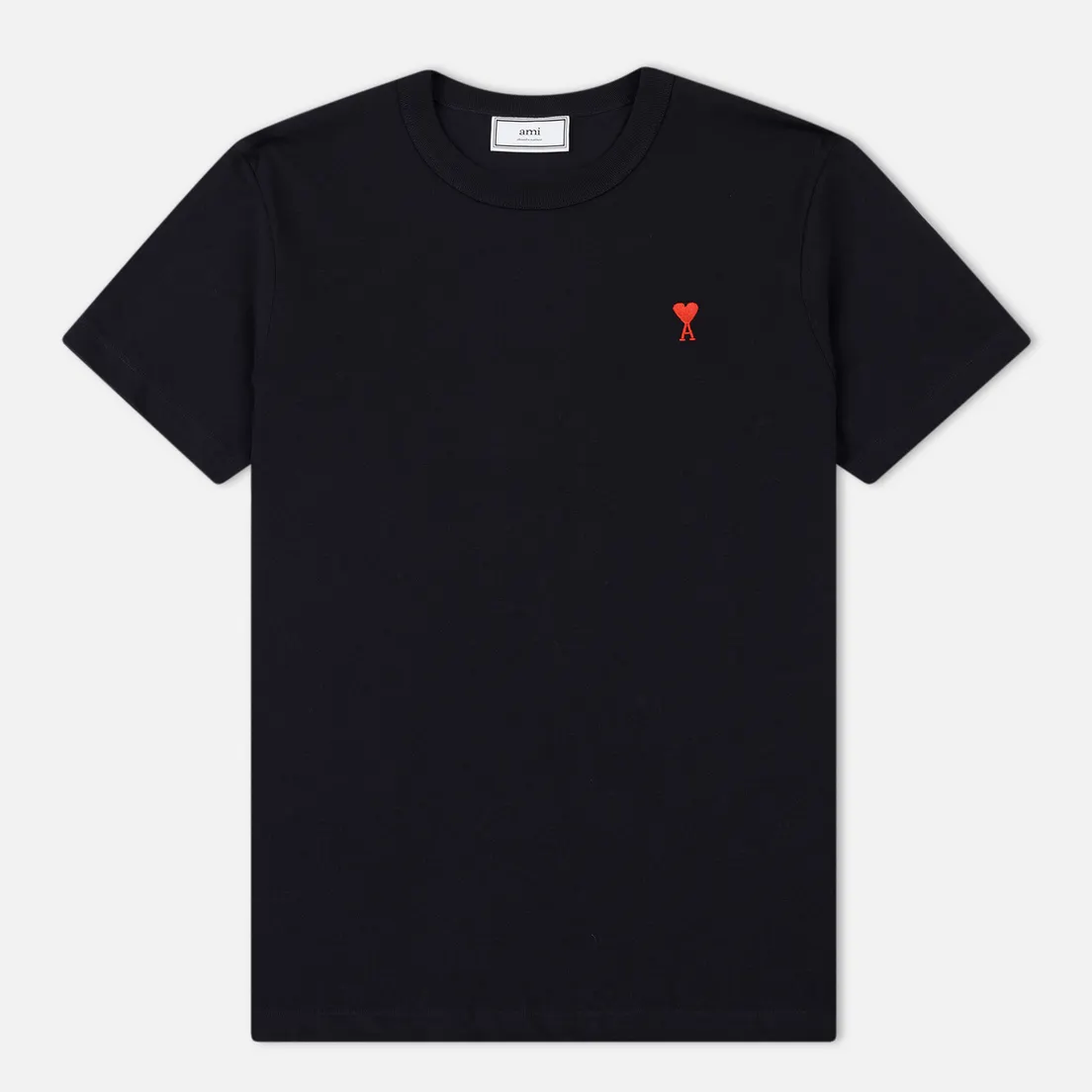 AMI Мужская футболка AMI De Coeur Crew Neck