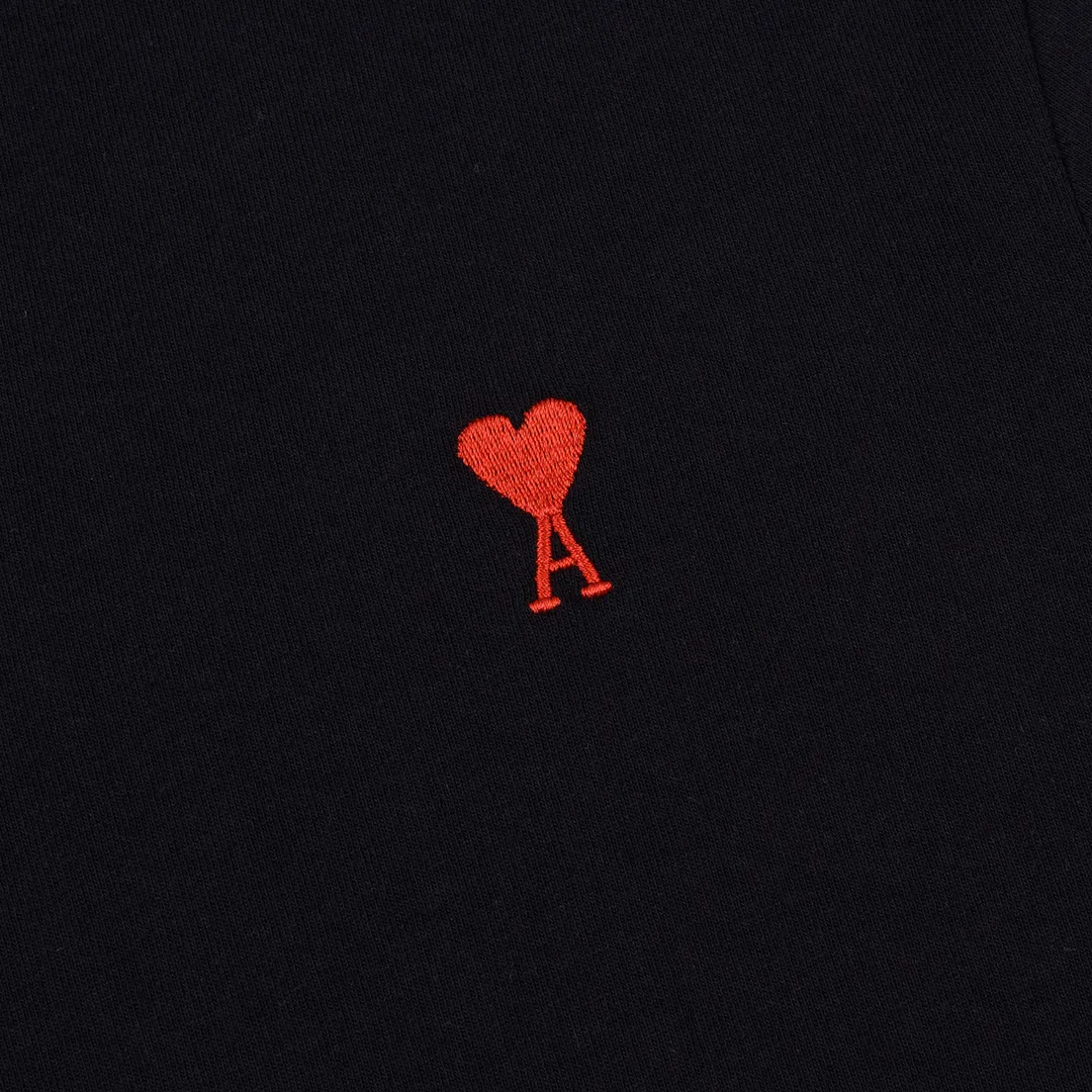 AMI Мужская футболка AMI De Coeur Crew Neck