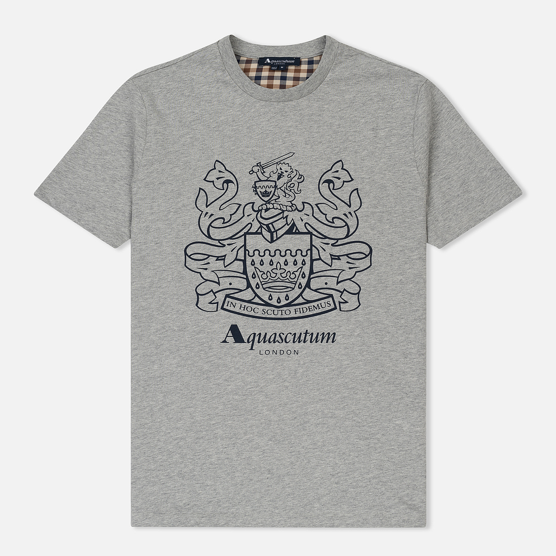 Aquascutum Мужская футболка Aldis Crest Front