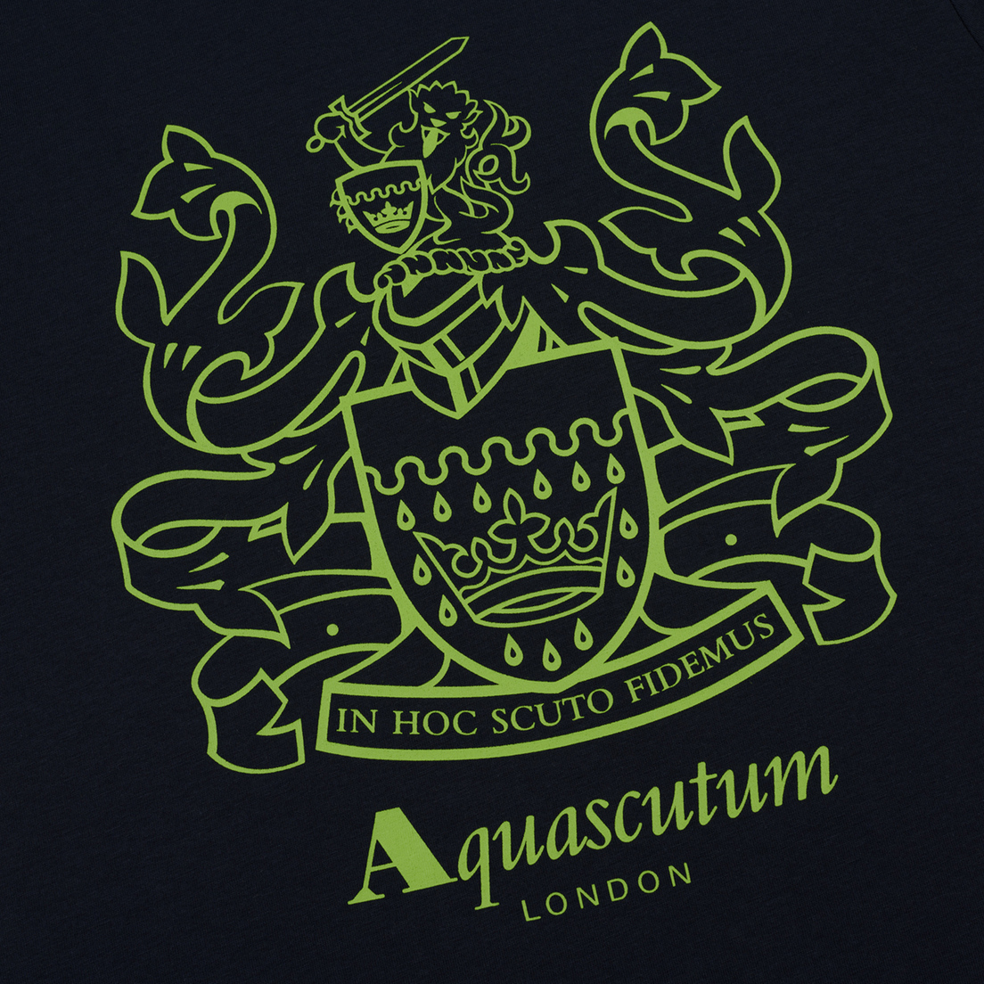 Aquascutum Мужская футболка Aldis Crest Front